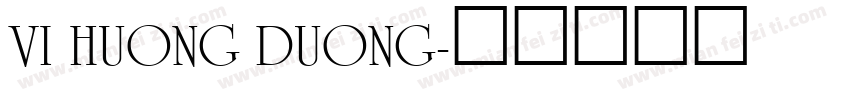 VI Huong Duong字体转换